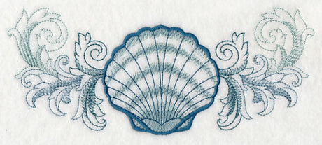 Sea Song with Baroque Background