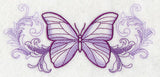 Butterfly with Baroque Background