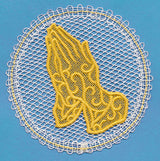 Praying Hands (Battenburg Lace)