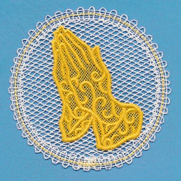 Praying Hands (Battenburg Lace)