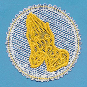 Praying Hands (Battenburg Lace)
