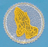 Praying Hands (Battenburg Lace)