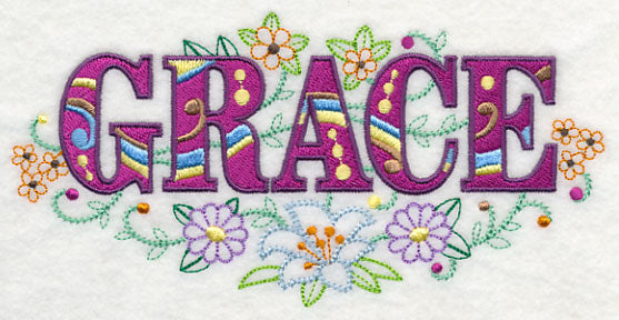 Grace with Vintage Flower Fade