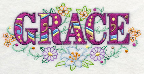 Grace with Vintage Flower Fade