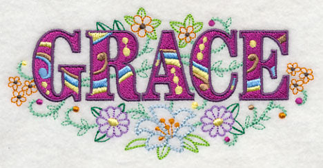 Grace with Vintage Flower Fade