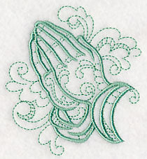 Doodle Praying Hands