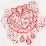 Doodle Baptismal Shell