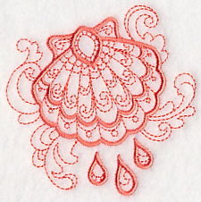 Doodle Baptismal Shell