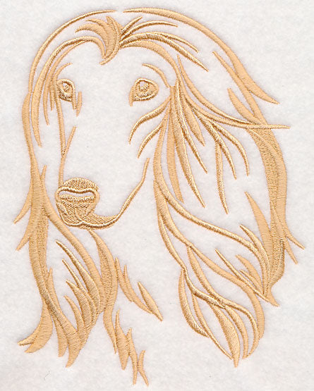 Afghan Hound Silhouette