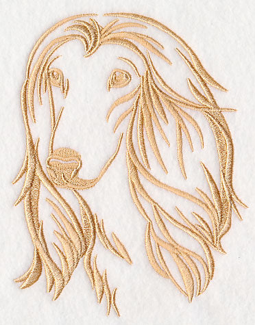 Afghan Hound Silhouette