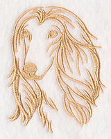 Afghan Hound Silhouette