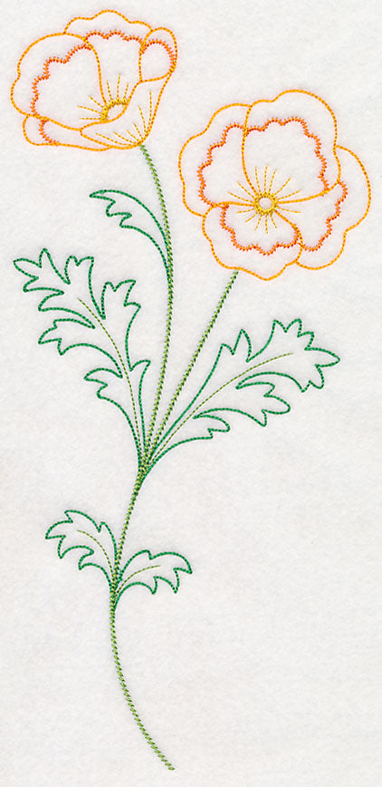 California Poppy (Vintage)