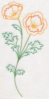 California Poppy (Vintage)
