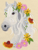 Horse in Wildflowers
