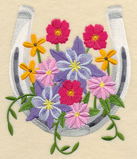 Horseshoe in Wildflowers