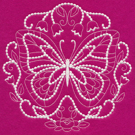 Flutterby Flourish (Candlewicking)