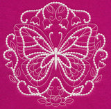 Flutterby Flourish (Candlewicking)