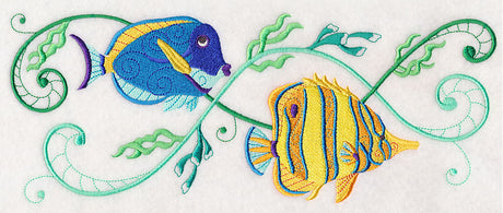 Tropical Fish Potpourri Border