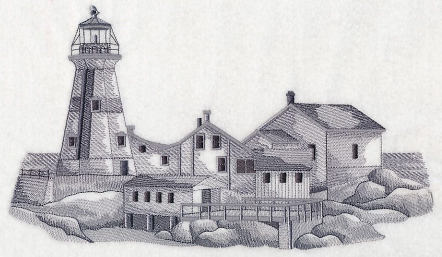 East Quoddy Lighthouse Sketch (New Brunswick)