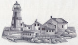 East Quoddy Lighthouse Sketch (New Brunswick)