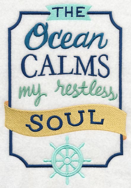 Ocean Calms Restless Soul