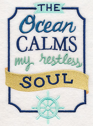 Ocean Calms Restless Soul