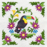 Toucan and Flower Frame