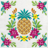 Pineapple and Flower Frame
