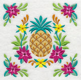 Pineapple and Flower Frame