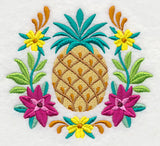 Pineapple and Flower Frame