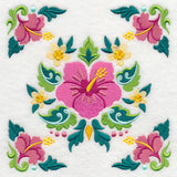 Hibiscus and Tropical Frame