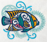 Tropical Fish with Mehndi Echo