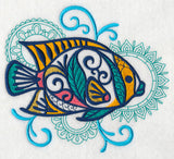 Tropical Fish with Mehndi Echo