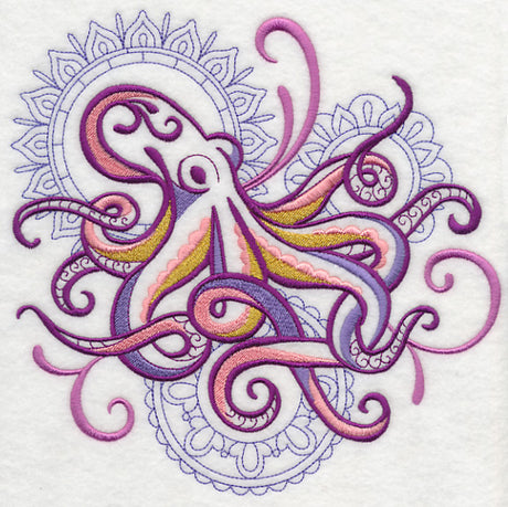 Octopus with Mehndi Echo