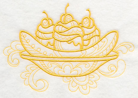 Doodle Banana Split