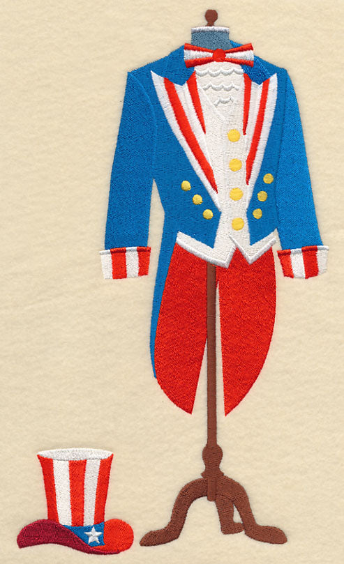 Star-Spangled Dress Form - His