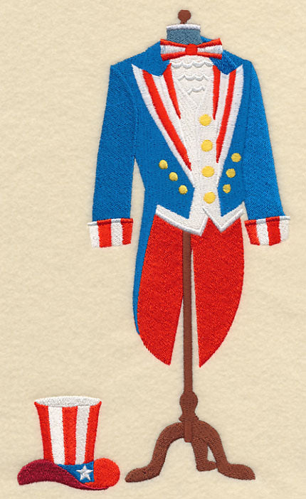 Star-Spangled Dress Form - His