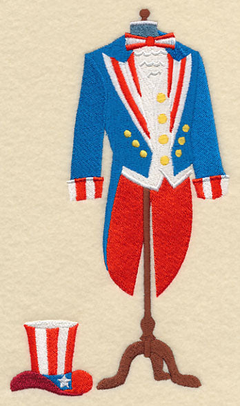 Star-Spangled Dress Form - His
