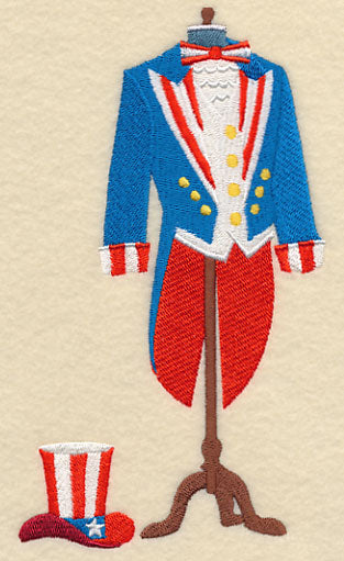 Star-Spangled Dress Form - His