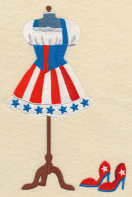 Star-Spangled Dress Form - Hers