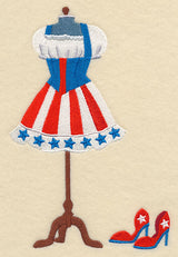 Star-Spangled Dress Form - Hers