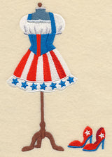 Star-Spangled Dress Form - Hers