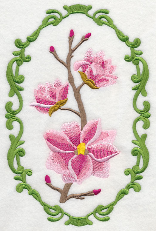Flower Cameo - Magnolia