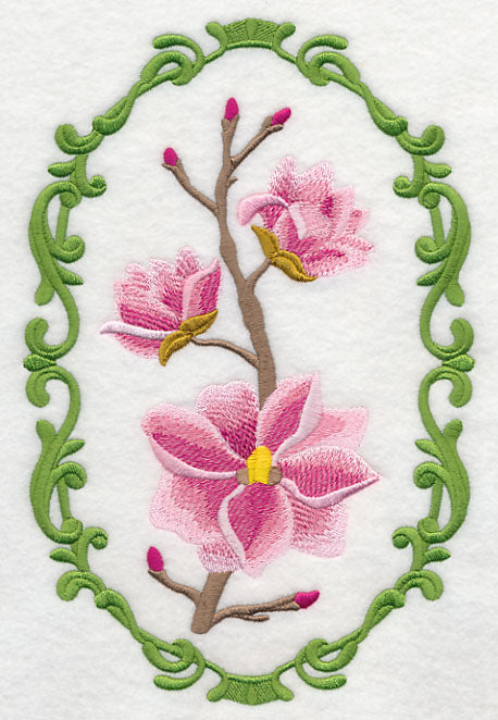 Flower Cameo - Magnolia