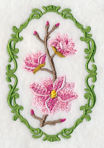 Flower Cameo - Magnolia