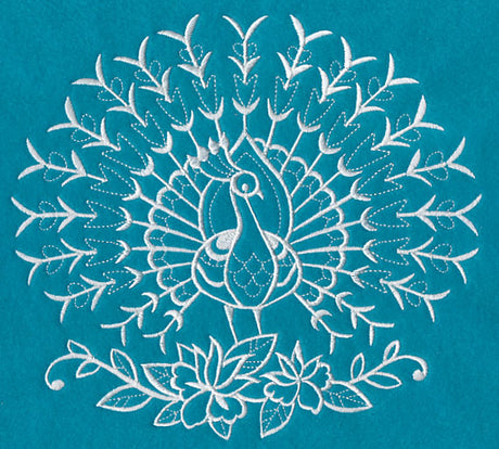 White Peacock (Whitework)