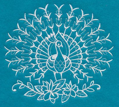 White Peacock (Whitework)