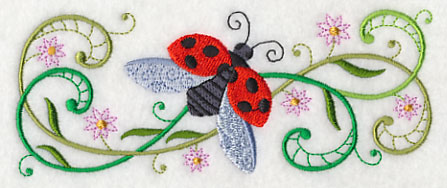 Ladybug Potpourri Border