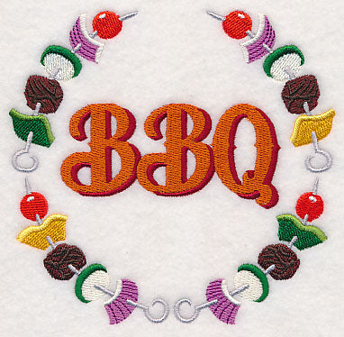 BBQ Kabob Wreath