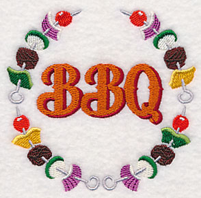 BBQ Kabob Wreath
